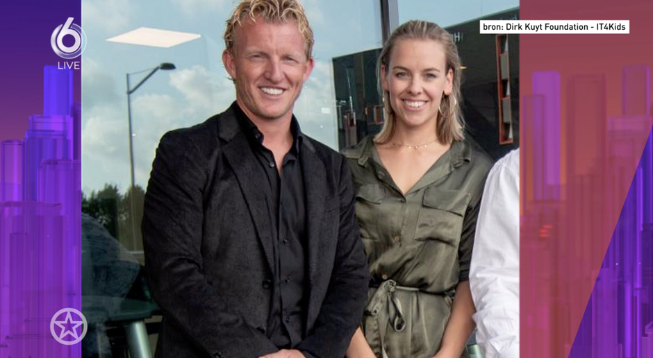 'Naast een nieuwe look heeft Dirk Kuyt ook een nieuwe vriendin'