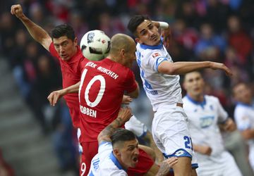 Bayern in eigen huis gelijk tegen nog ongeslagen Hoffenheim
