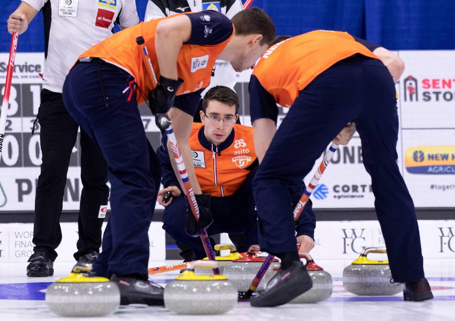 Nederlandse curlers lopen tegen Japan tegen een nederlaag aan: voorlopig 2 uit 4 op WK