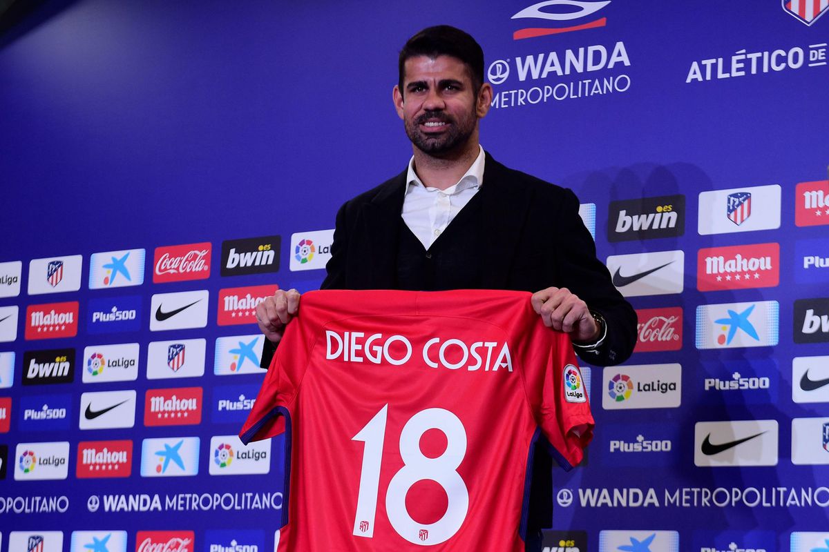 Eindejaarscadeau Diego Costa wordt uitgepakt in Madrid