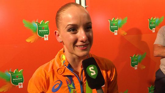 Sanne Wevers zit in de achtbaan na haar unieke gouden plak (video)