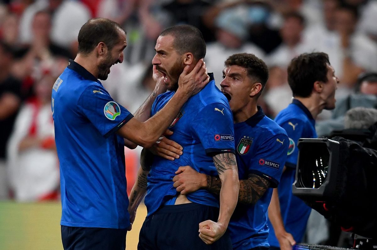 Bonucci en Chiellini breken oude mannenrecords in EK-finale