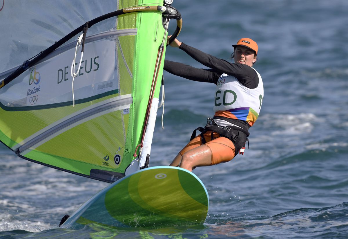 Lilian de Geus wint medalrace maar komt 1 punt te kort voor brons