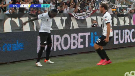 🎥 | SIIIIUUUUU: Spezia scoort tegen Juventus en doelpuntenmaker viert goal als Ronaldo