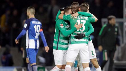 Hertha verliest aansluiting met top na verlies tegen Werder
