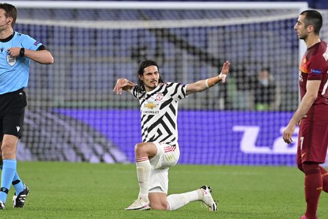 Edinson Cavani blijft een jaartje langer bij Manchester United