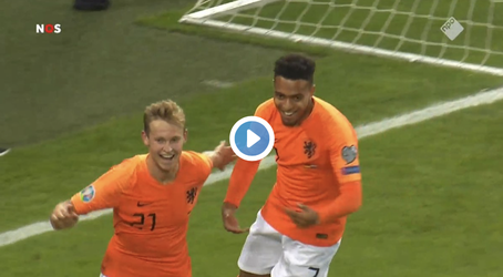 JAAA! Check hier hoe Frenkie de Jong Nederland in Hamburg op 1-1 zet (video)