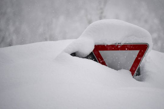 Sneeuwval in Duitsland verpest de races van Kimberley Bos