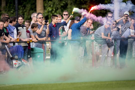 Fans NEC boycotten laatste training voor derby (video)