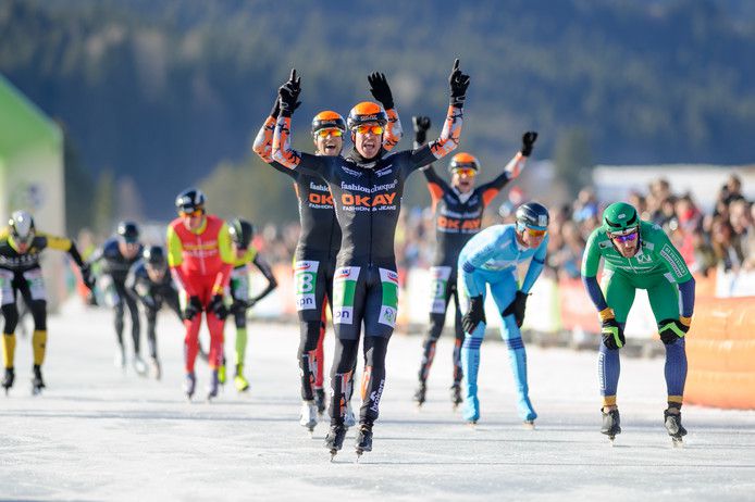 Berga wint Nederlandse schaatsmarathon in Oostenrijk