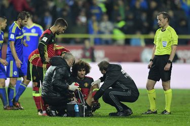 Fellaini weken uitgeschakeld door knieblessure