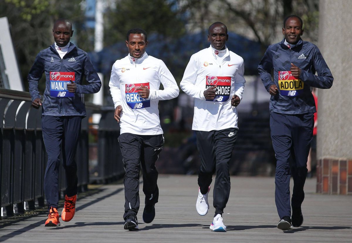 Snelste marathonlopers ooit nemen het in Londen tegen elkaar op