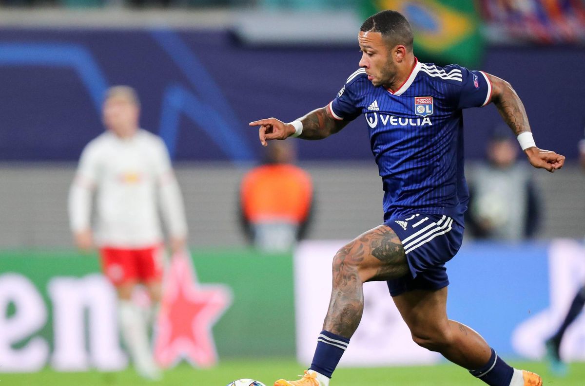 Memphis is weer fit en zit in selectie van Lyon voor CL-duel met Benfica