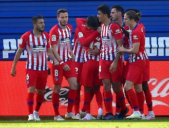 Atlético dankt Thomas Lemar bij zege op Eibar en zit met Diego Costa in haar maag (video)