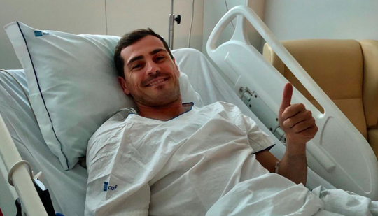 Casillas komt met rustgevend nieuws: 'Ben enorm geschrokken, maar ik heb alle kracht nog'