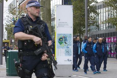 Zware beveiliging voor Franse ploeg bij Wembley