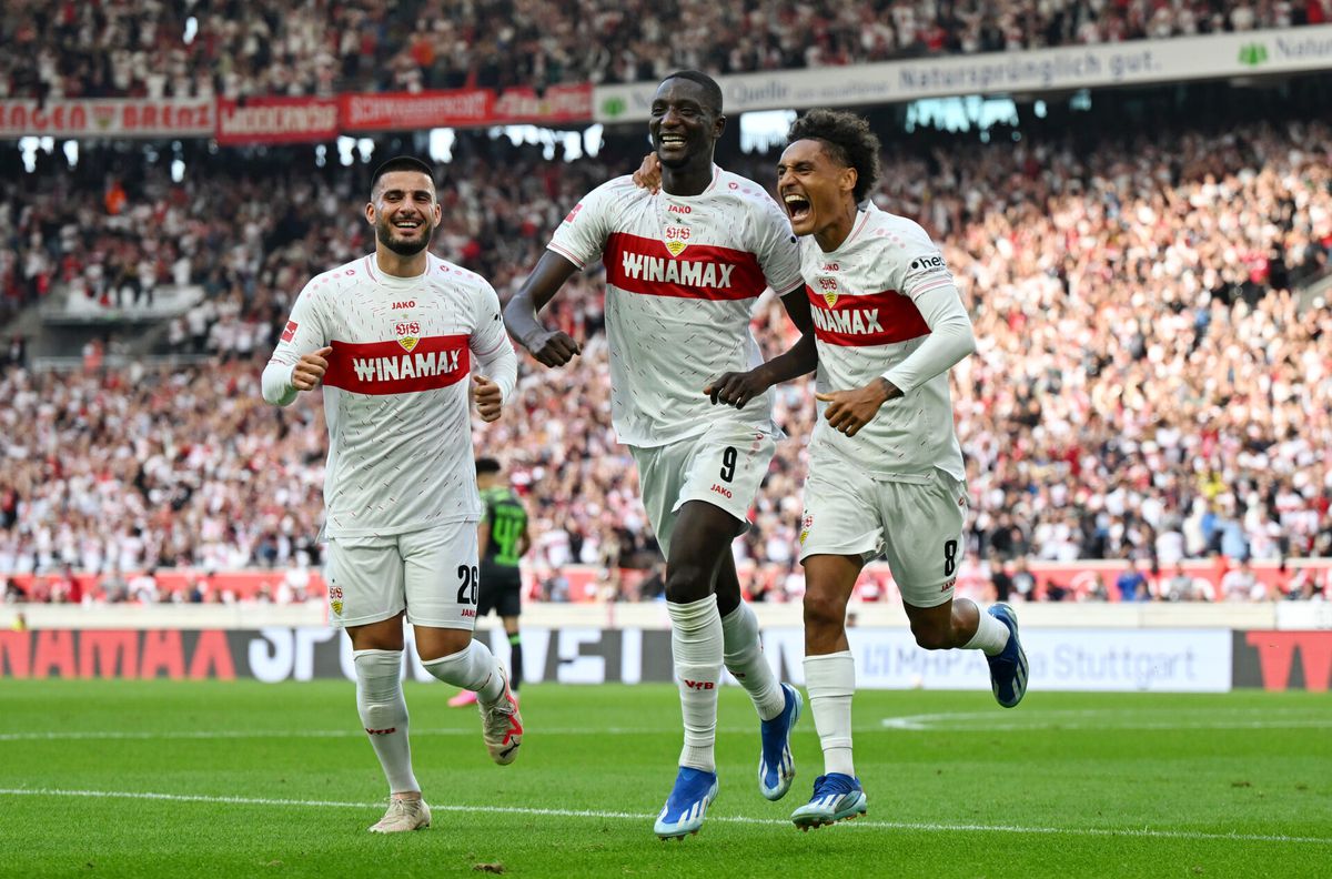 Stuttgart-spits Serhou Guirassy vuurt erop los in Bundesliga en mag Xavi Simons bedanken