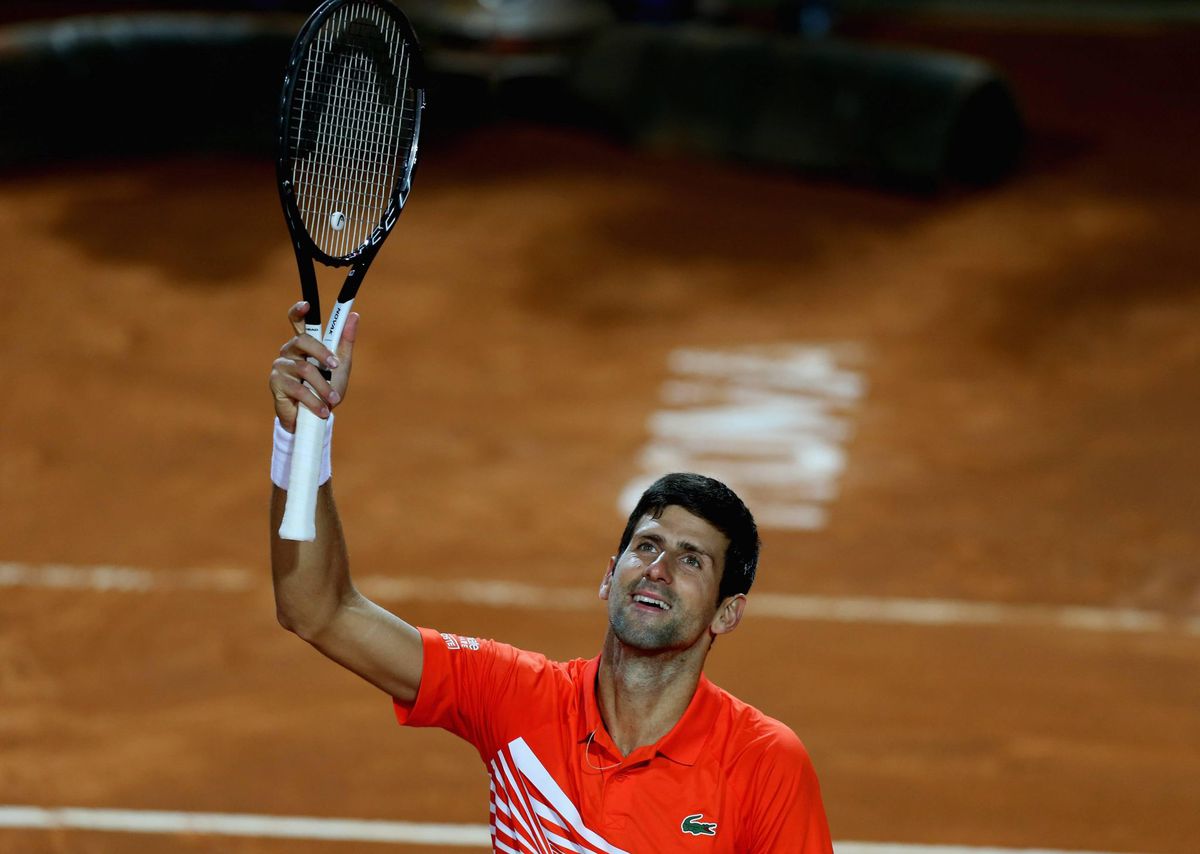 Djokovic schakelt met pijn en moeite Del Potro uit in kwartfinale Rome