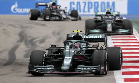 Sebastian Vettel bewijst klasse: coureur van Aston Martin heeft meeste inhaalacties