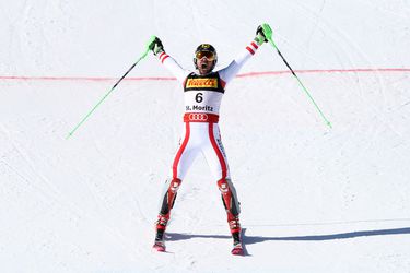 Halve Nederlander Hirscher pakt 2e WK-goud op de slalom