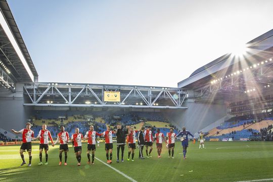 Feyenoord mogelijk kampioen in halfleeg Gelredome