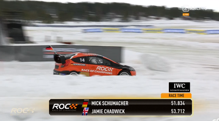 🎥 | Race of Champions: W Series-coureur Chadwick wint van F1-coureur Schumacher