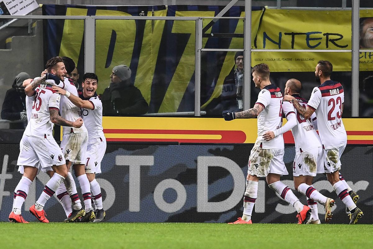 Degradatiekandidaat Bologna wint met Dijks in de basis van Internazionale