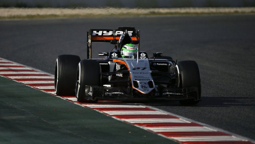 Hülkenberg de snelste op derde testdag Formule 1