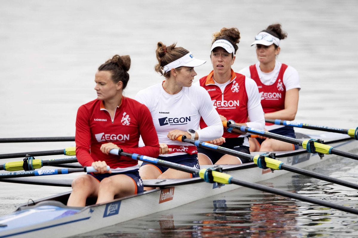 Nu al een olympisch ticket voor de roeisters dubbelvier