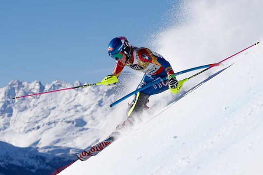 Shiffrin leidt na eerste run op slalom