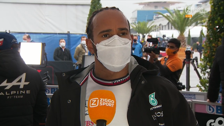🎥 | Lewis Hamilton reageert bij Jack Plooij: 'We hadden buiten moeten blijven'