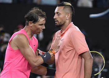 Kyrgios won ooit nog halfdronken en met een 'helse kater' van Nadal