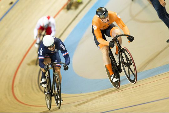 Wauw! Europees goud én brons voor Nederlandse mannen op de keirin