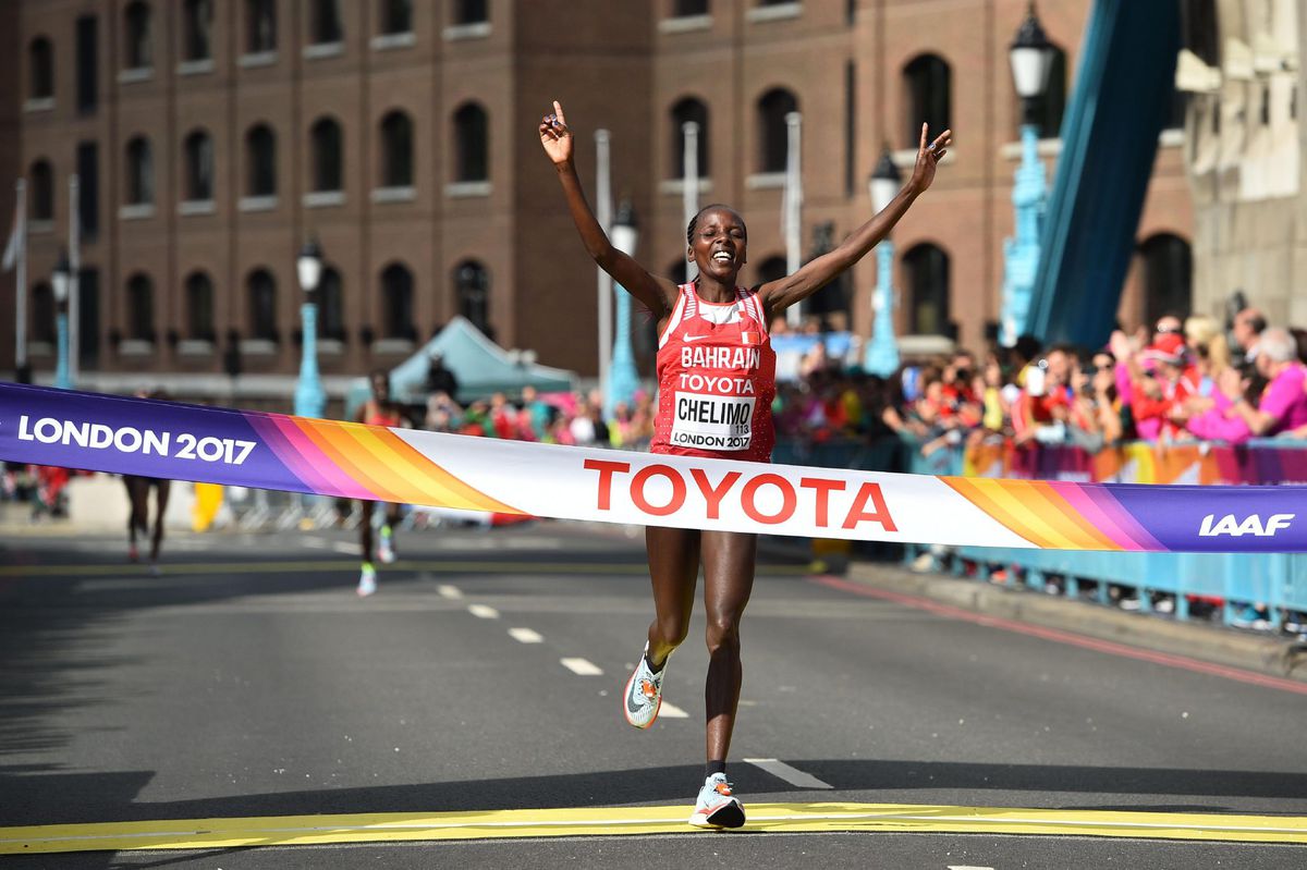 Chelimo wint goud op marathon WK Atletiek