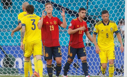 Lesje verdedigen: Zweden parkeert de bus en houdt Spanje in bedwang