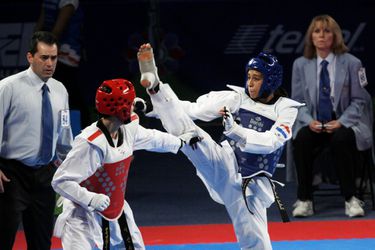 Oogink trapt zich naar kwartfinale bij taekwondo