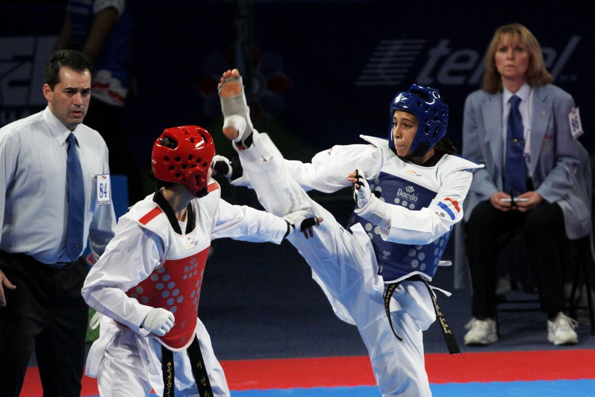 Oogink trapt zich naar kwartfinale bij taekwondo