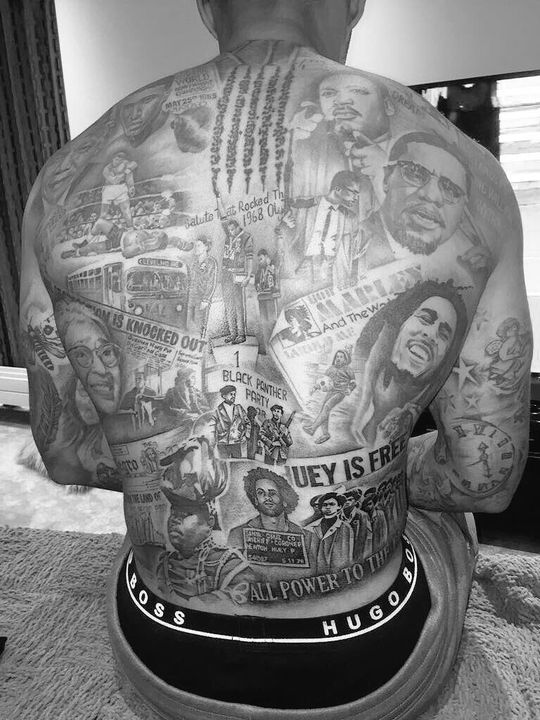 Andre Gray laat even zien hoe je een indrukwekkende tattoo zet