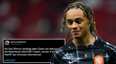 💸 | Twitteraar doneert geld aan het goede doel omdat Xavi Simons niet debuteerde