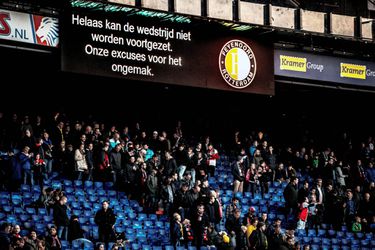 Gestaakte wedstrijd Feyenoord-VVV verplaatst naar donderdag 6 december