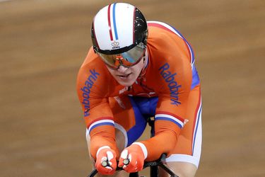 Hoogland wint ook het goud op keirin bij NK baanwielrennen