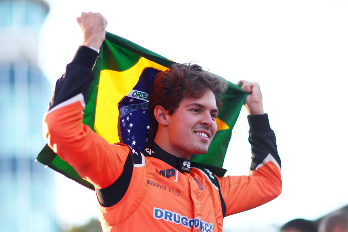 Felipe Drugovich valt uit in sprintrace, maar is wel F2-kampioen