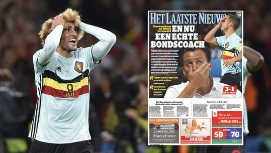 Belgische kranten zijn steenhard: 'En nu een echte bondscoach'