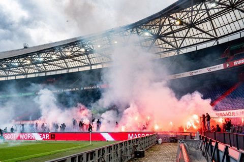 Op deze manier wisten Feyenoord-fans 'in te breken' in De Kuip