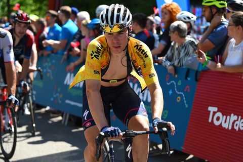 Fabio Jakobsen moet leiderstrui Ronde van Hongarije na slotrit afstaan aan Eddie Dunbar