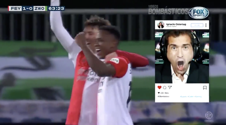🎥 | GOUD! Argentijnse commentator zingt Hand in Hand na goal van Feyenoord