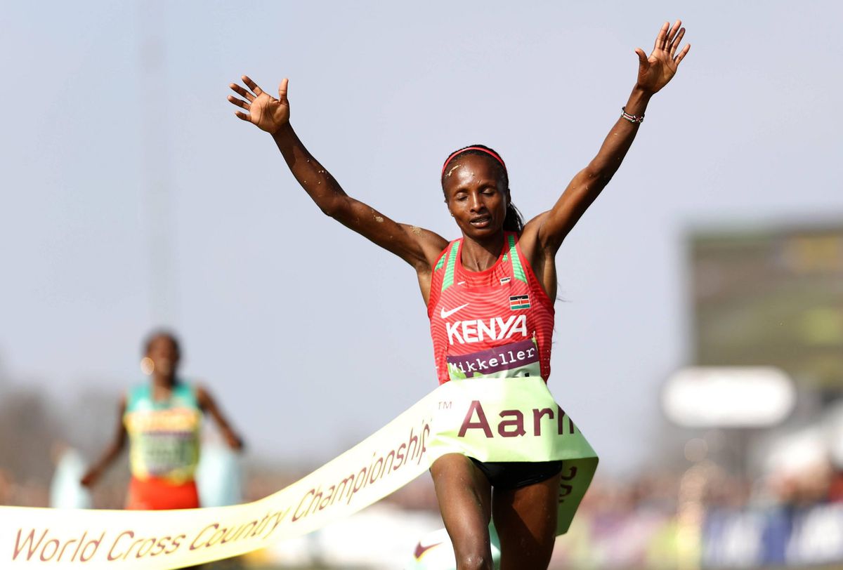 Keniaanse Obiri na winst in Aarhus eerste vrouw ooit met 'hardlooptreble'