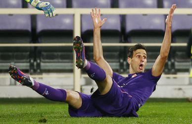 Twee treffers Kalinic genoeg voor Fiorentina