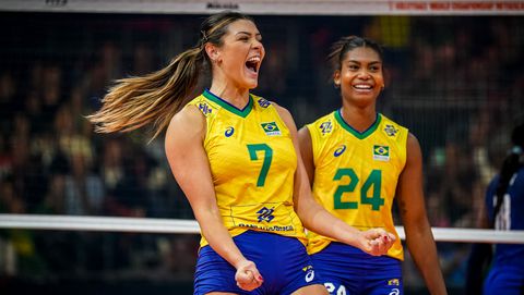 Finale WK volleybal is bekend: Brazilië klopt Italië en ontmoet Servië
