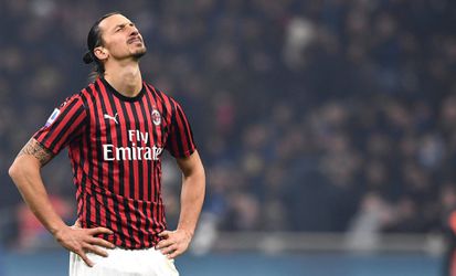 Einde carrière Ibrahimovic? 'AC Milan vreest afgescheurde achillespees'